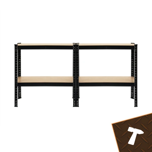Bigstren Lentyna sandėlis - juoda 150x75x30 Bigstreen