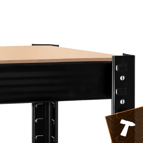 Bigstren Lentyna sandėlis - juoda 150x75x30 Bigstreen