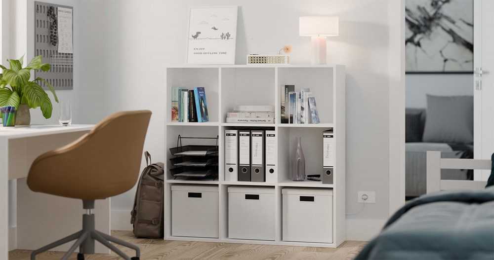 Top E Shop MALAX 3x3 H Baltas SHELVING UNIT