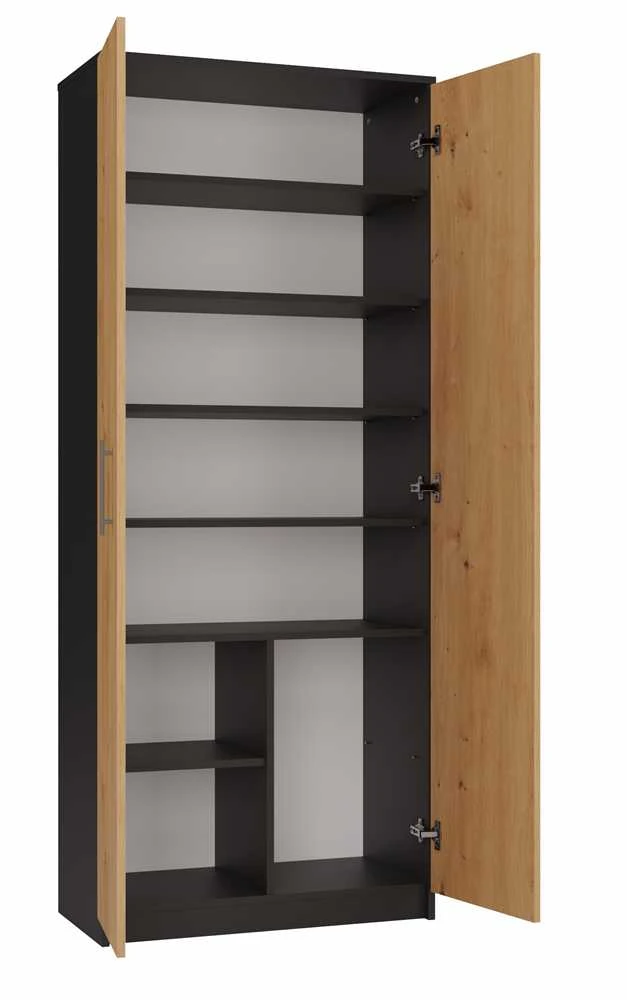 „Top E Shop“ „Topeshop OLIV 2D ANT/ART KPL“ biuro knygų lentyna