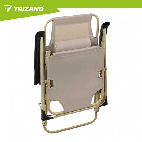 Sulankstomas sodo gultas 60x177x30cm Trizand