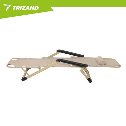 Sulankstomas sodo gultas 60x177x30cm Trizand