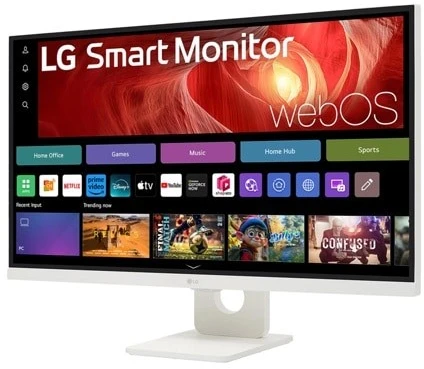 LG 27U731SA-W computer monitorius 68.6 cm (27") 3840 x 2160 pikselių 4K Ultra HD LCD Baltas