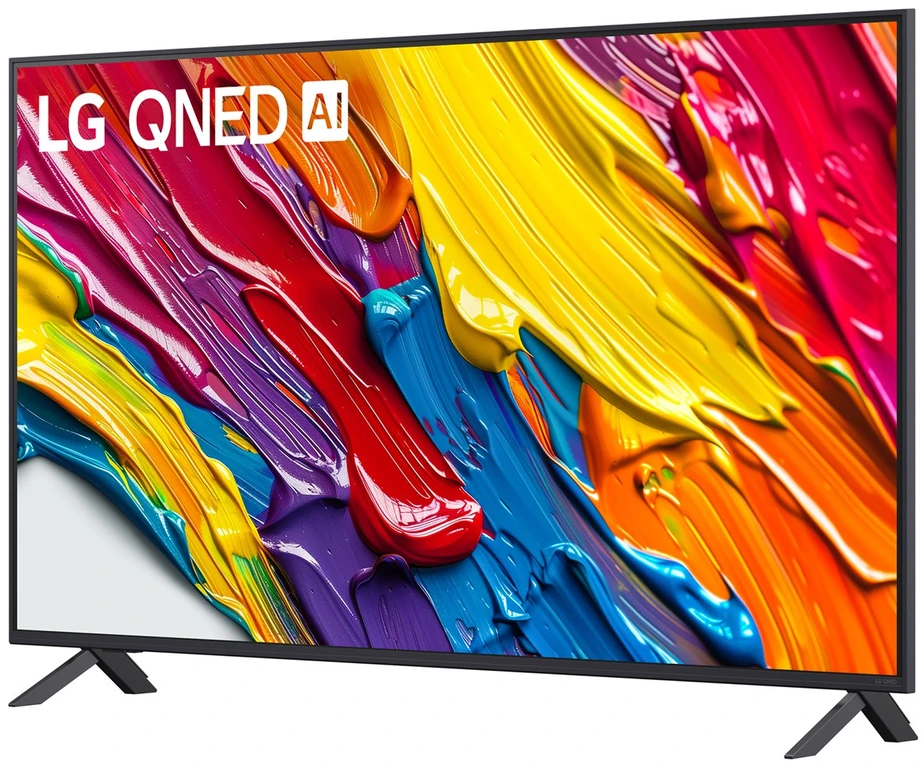 Televizorius LG QNED AI 55QNED82A6B 139,7 cm (55 colių) 4K Ultra HD „Smart TV“ su „Wi-Fi“, juodos spalvos