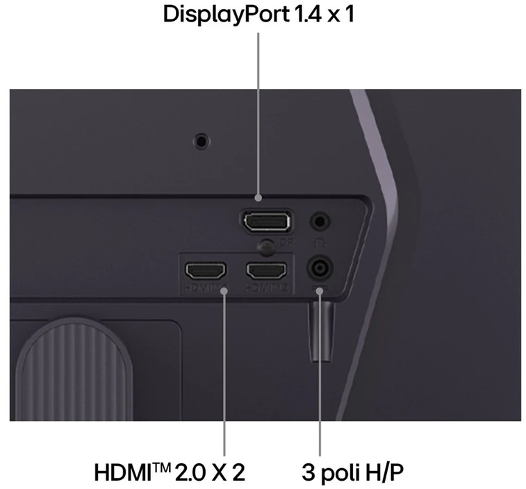 LG 25G523B-B computer monitorius 62 cm (24.4") 1920 x 1080 pikselių Full HD LCD Juodas