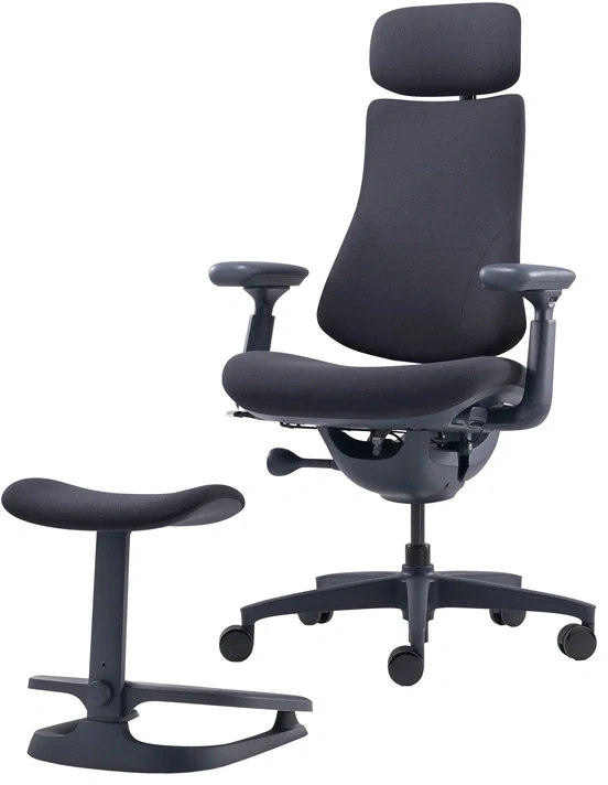 LiberNovo Omni 48 cm ergonominė kėdė (juoda)