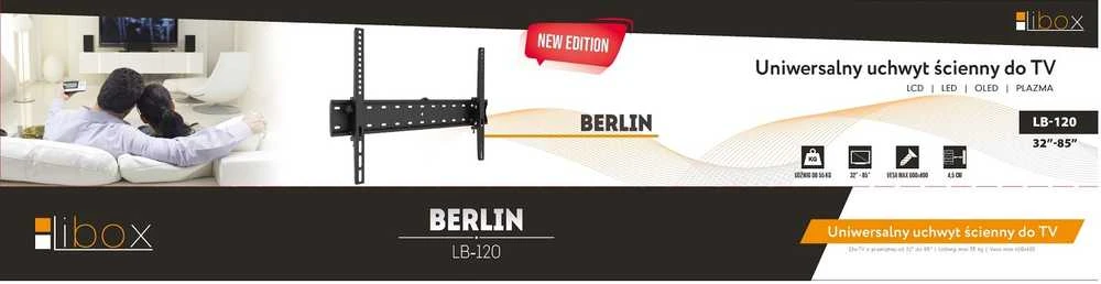 Laikiklis Libox LB-120 TV mount/stand 2.16 m (85") Juodas