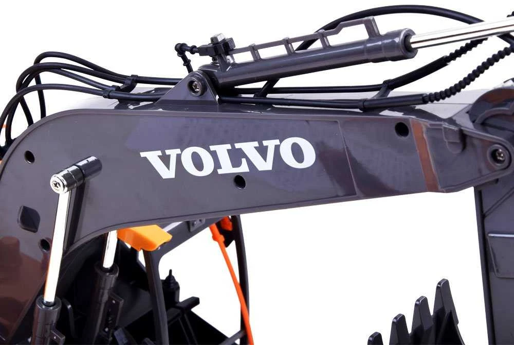 Jokomisiada Licencijuotas VOLVO ekskavatorius 1:16, valdomas nuotoliniu būdu, daug funkcijų RC0668
