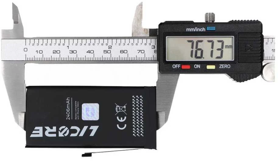 LICORE baterija, skirta IPHONE 13 Mini 2406 mAh