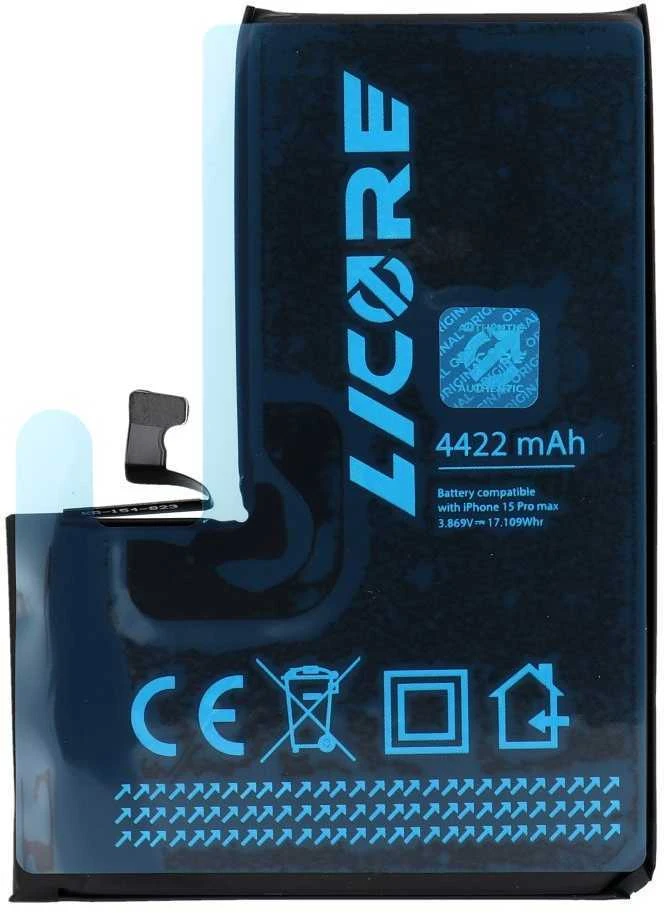 LICORE baterija, skirta IPHONE 15 Pro Max, 4422 mAh