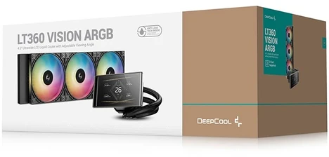 Deepcool LT360 VISION ARGB | Liquid Cooler | Juodas | Intel, AMD