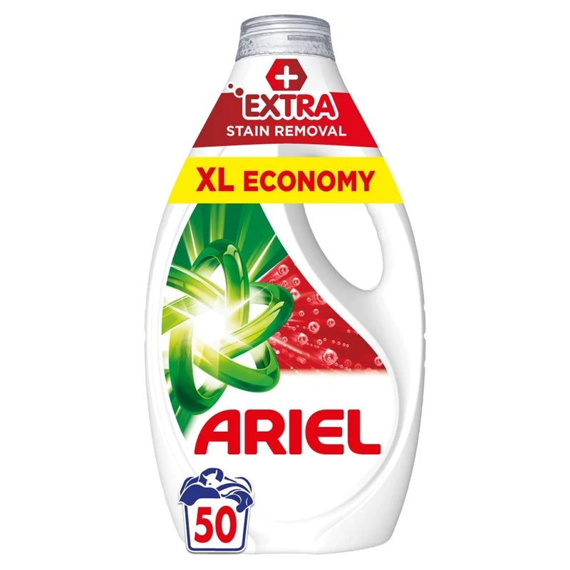 Skalbimo gelis Ariel Extra Stain Removal 50 Plovimų, 2 L