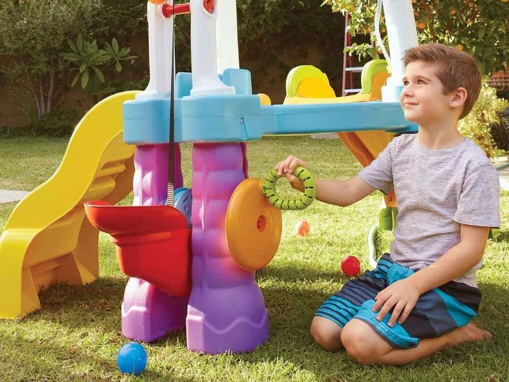 "Little Tikes" didelis vaikų žaidimų aikštelės kalnelis Vandens patranka SP0788
