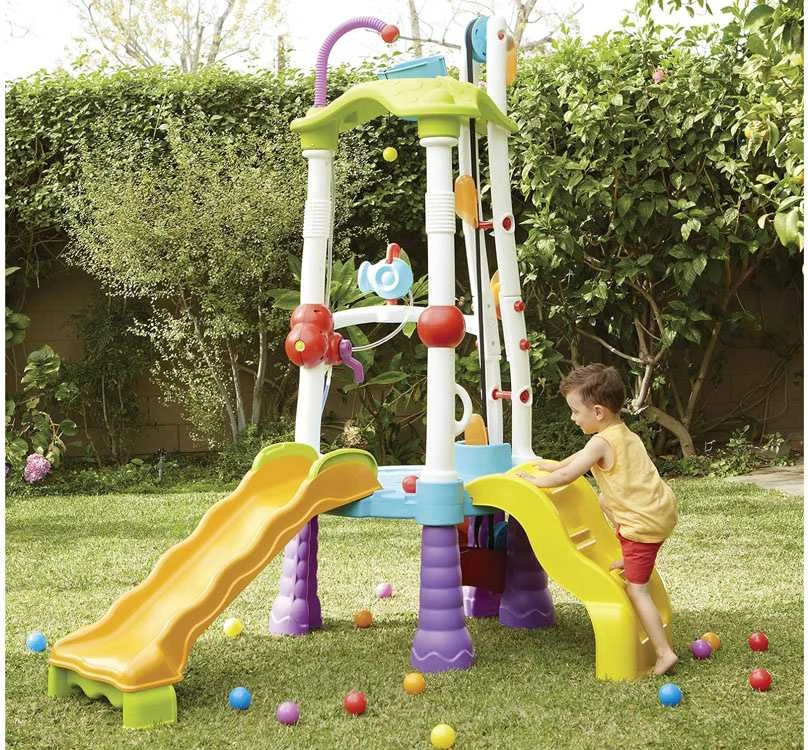 "Little Tikes" didelis vaikų žaidimų aikštelės kalnelis Vandens patranka SP0788