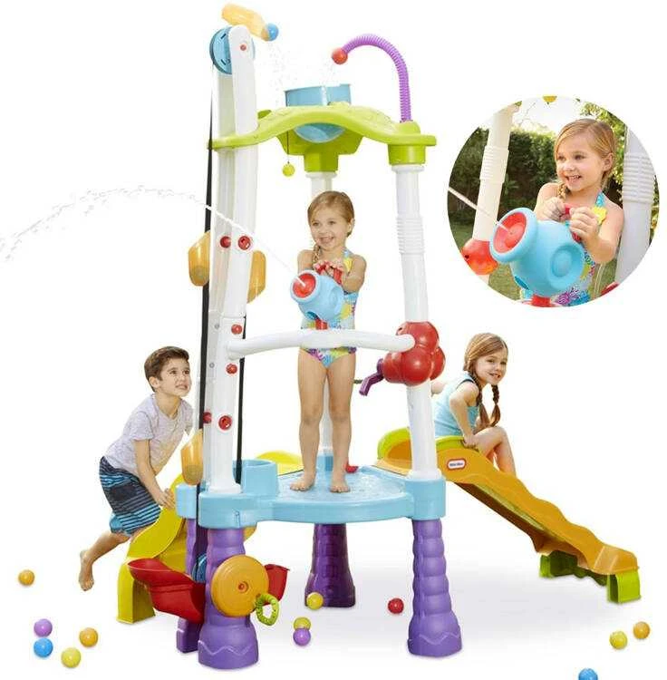 "Little Tikes" didelis vaikų žaidimų aikštelės kalnelis Vandens patranka SP0788