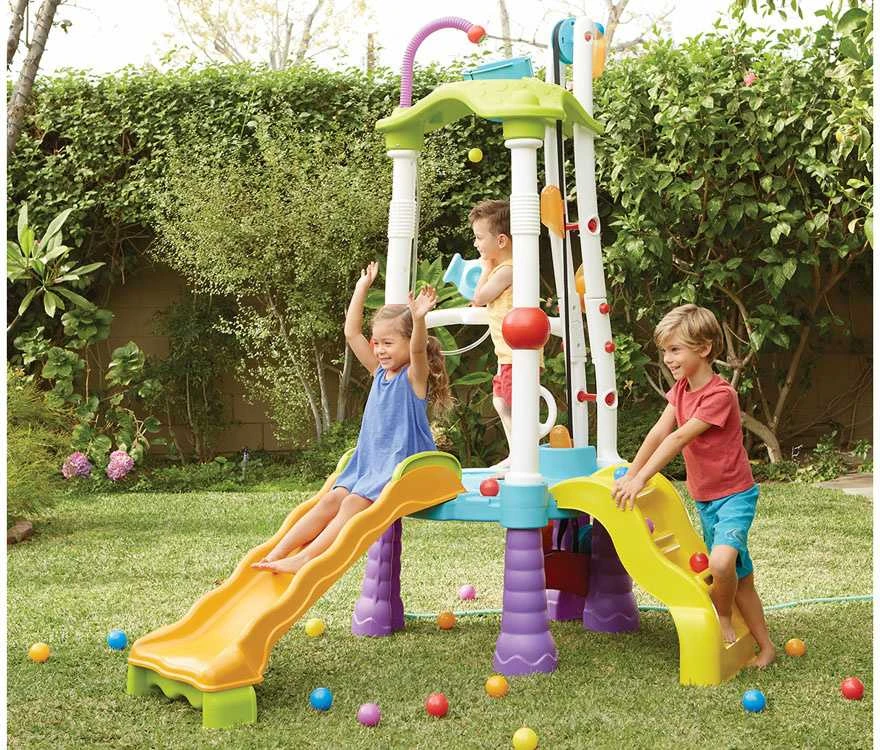 "Little Tikes" didelis vaikų žaidimų aikštelės kalnelis Vandens patranka SP0788