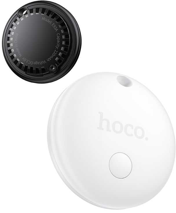 Lokatorius suderinamas su „Google Find My Device“ Hoco E93A baltas