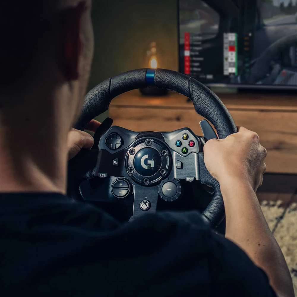 Logitech G923 TRUEFORCE simuliacinis lenktynių vairas su pedalais, skirtas Xbox Series X/S /Xbox One/PC