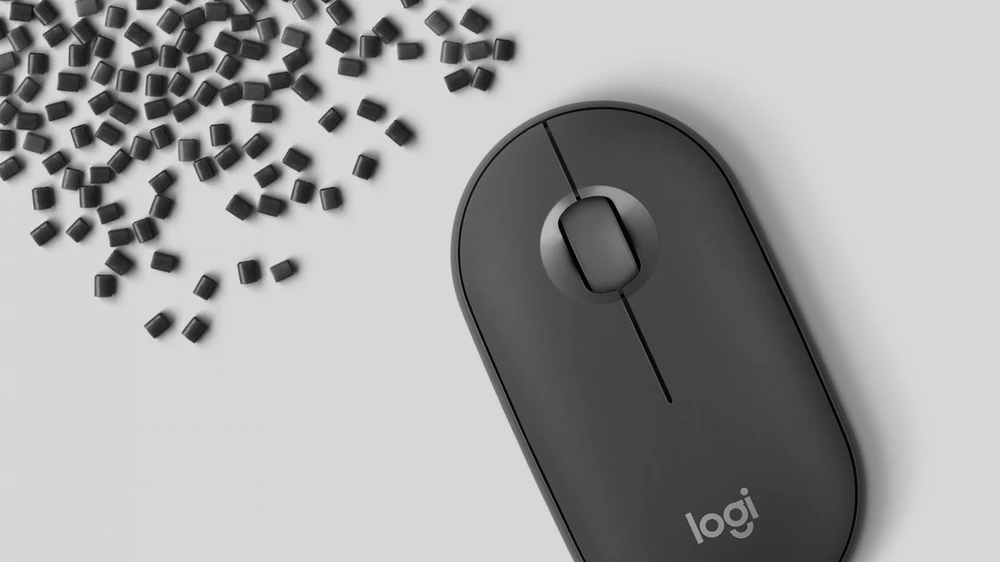 Belaidė pelė Logitech Pebble Mouse 2 M350s, Juoda