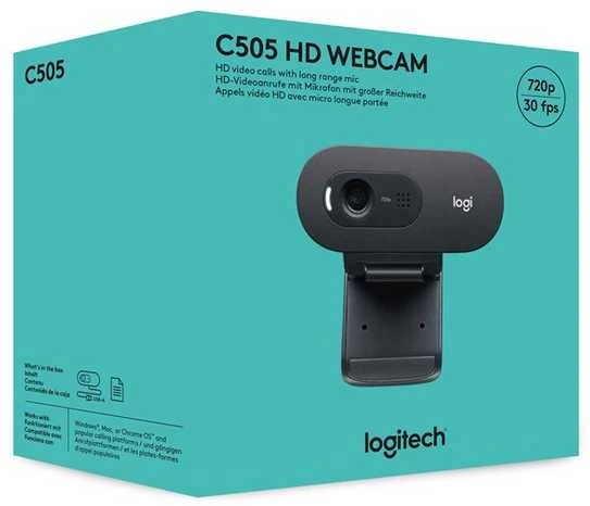 Internetinė kamera Logitech C505 HD webcam USB (960-001364)