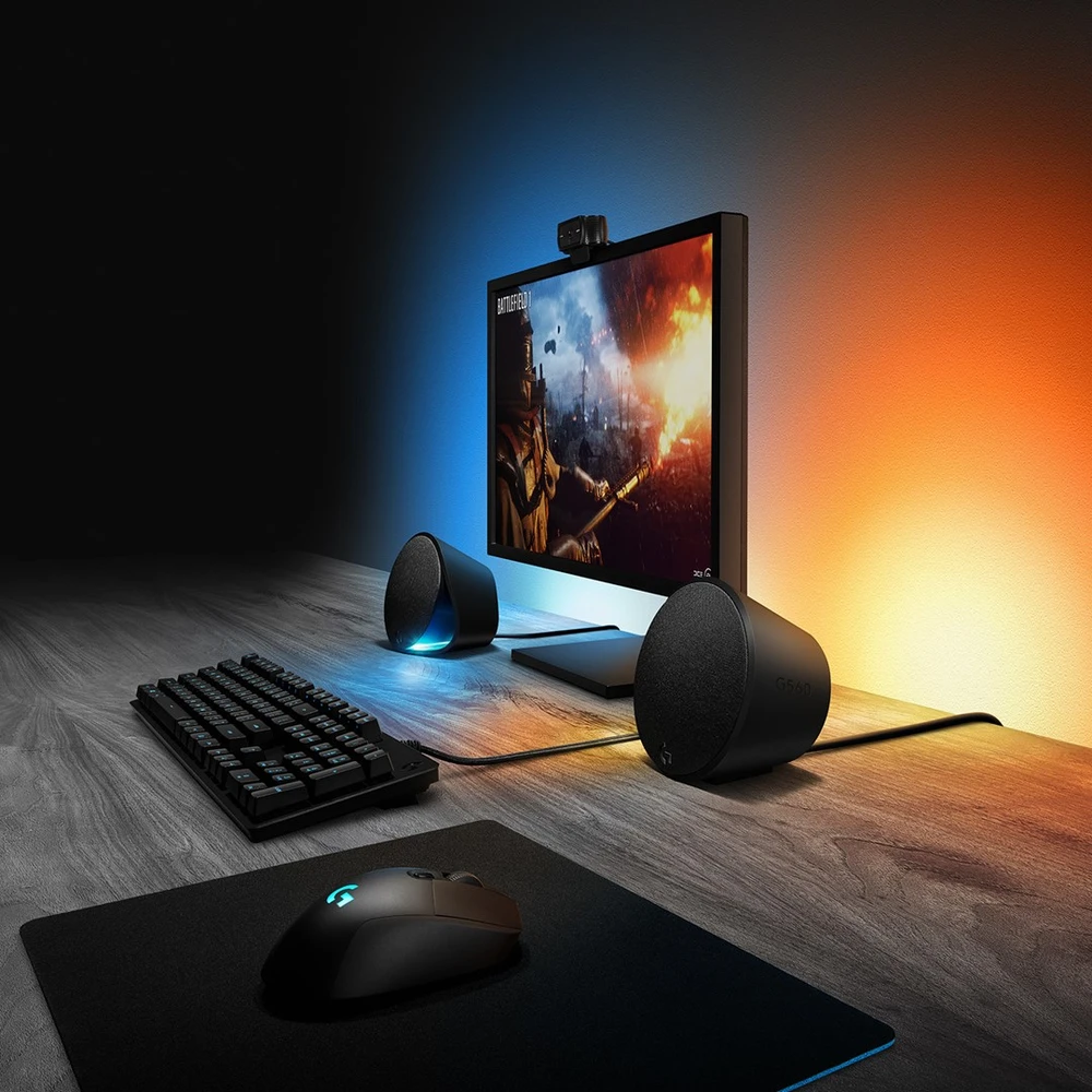 Kompiuterio kolonėlės Logitech G560 2.1 kanalai 120 W Juoda