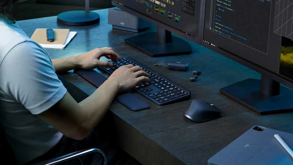 Belaidė klaviatūra Logitech MX Keys S, Išdėstymas: US (Qwerty)