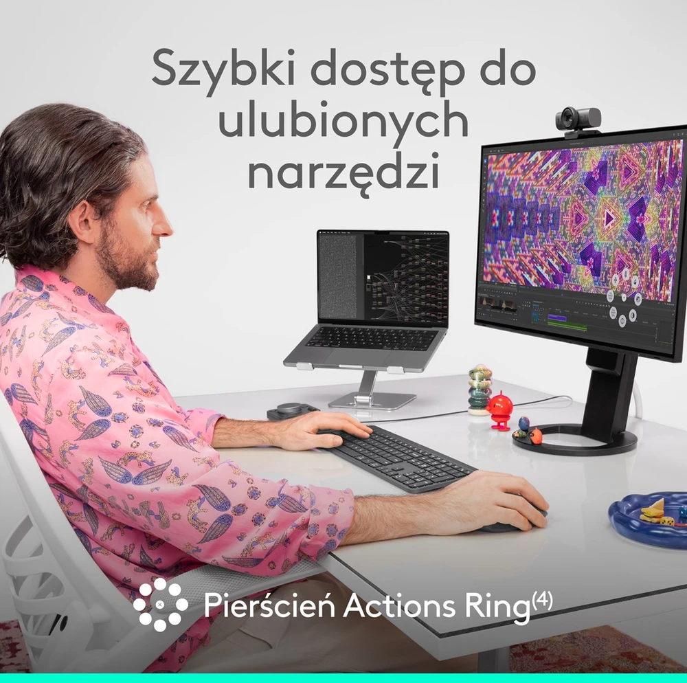 Pelė Logitech MX Master 4 verslui - Graphite
