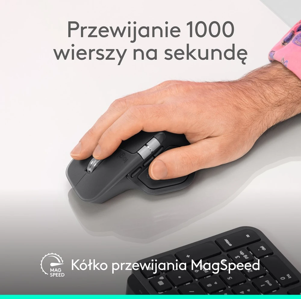Pelė Logitech MX Master 4 verslui - Graphite