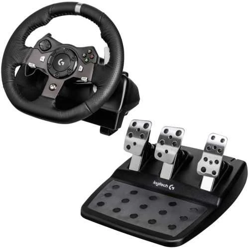 Logitech G920 Driving Force žaidimų vairas skirtas Xbox One ir PC su pedalais