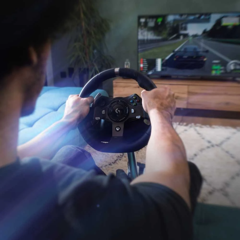 Logitech G920 Driving Force žaidimų vairas skirtas Xbox One ir PC su pedalais