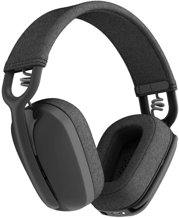 Logitech Zone Vibe 100 belaidės ausinės, Juodos