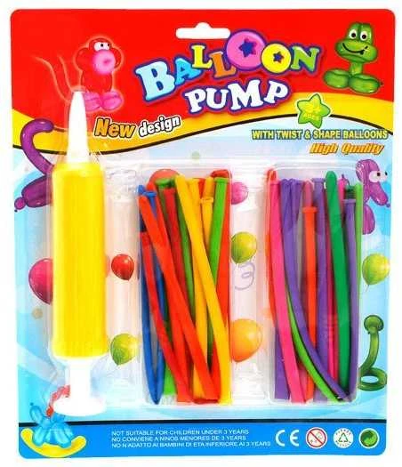 Jokomisiada Long modeling balloons + pump ZA1546