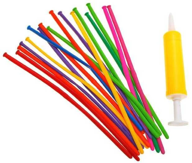 Jokomisiada Long modeling balloons + pump ZA1546