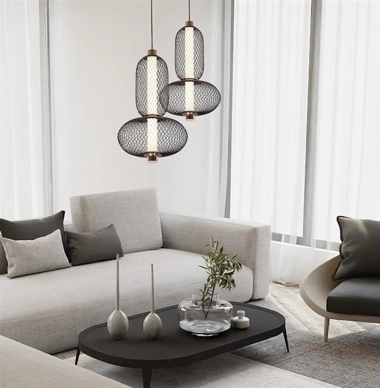 Viokef 9W LED pakabinamas šviestuvas MARGOT, juodos/aukso sp., 3000K, 4311400