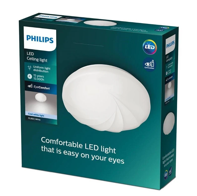Lubinis šviestuvas Šviestuvas plafonas Philips Shell CL202, 17 W, LED