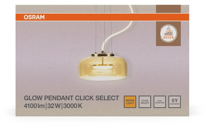 Lubinis šviestuvas Osram ceiling lamp. LED. 32W. 3000K. 2800lm