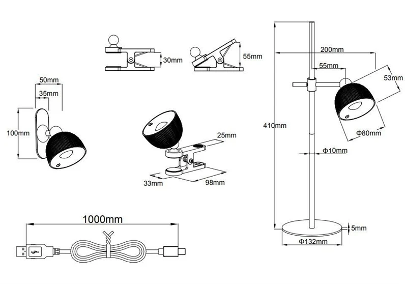 Luminaire Reality MAXIMA. LED. stand (base). 3W