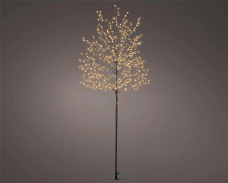 Lumineo Decoration "Tree" with LED lighting. 491627. 150 cm. juodas