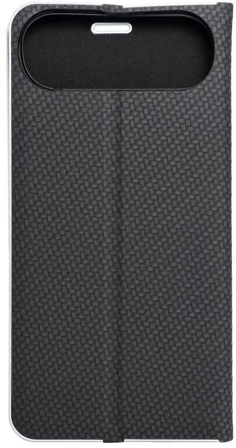 OEM atverčiamas dėklas iPhone 17 AIR Luna Book Carbon juodas