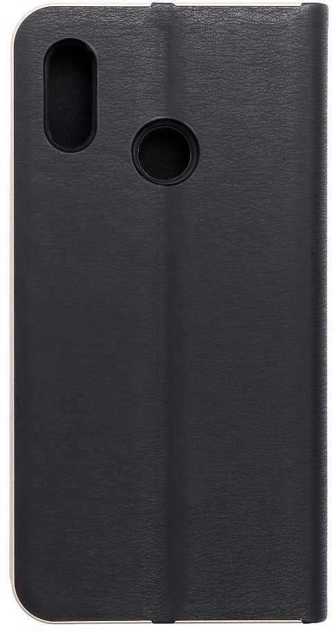 OEM atverčiamas dėklas Huawei P20 LITE Luna Book auksinis juodas