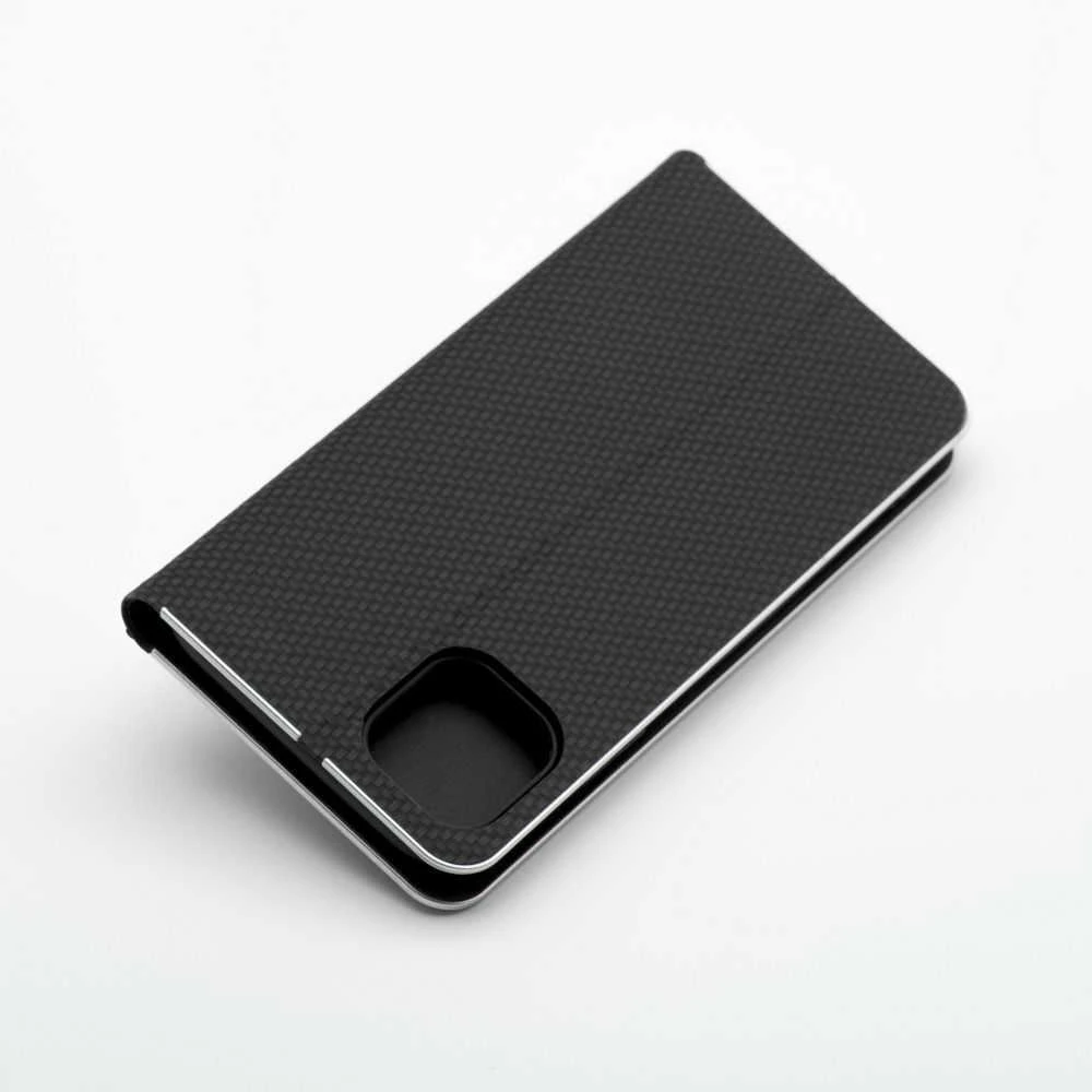 Forcell OEM atverčiamas dėklas iPhone 16e (SE 4 2025) Luna Book Gold juodas