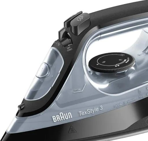 BRAUN TexStyle 3 Garų lygintuvas SI 3055 BK, Juodas