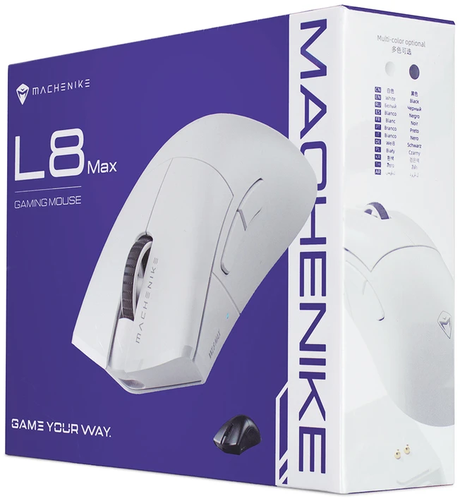 Machenike L8 Max Wireless Pelė žaidimams with Charging Station - Juodas