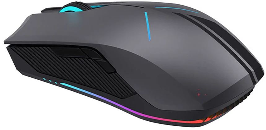 Machenike M721 Belaidė pelė žaidimams 10000 DPI with RGB pašvietimas - Juodas
