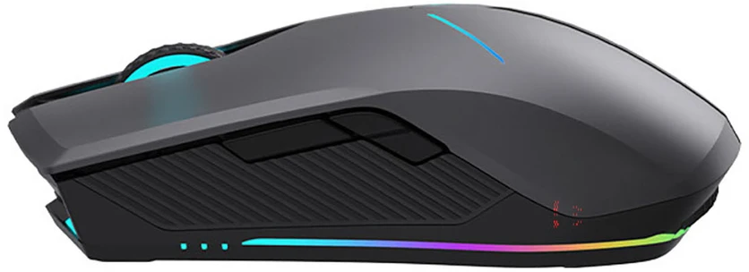 Machenike M721 Belaidė pelė žaidimams 10000 DPI with RGB pašvietimas - Juodas