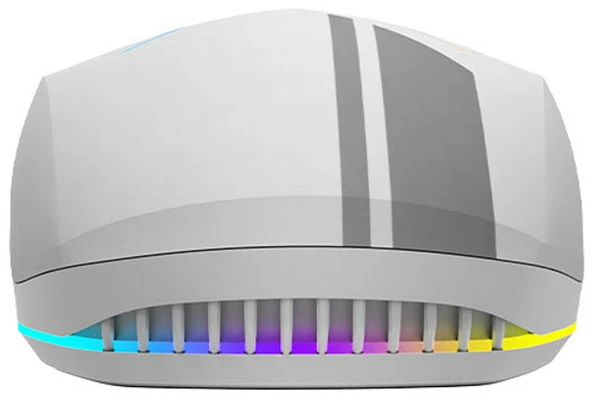 Machenike M721 Belaidė pelė žaidimams 10000 DPI with RGB pašvietimas - Baltas