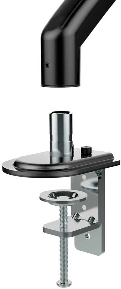 Laikiklis Maclean MC-860N Monitorius Mount, with Gas Spring, 13"-27", 8kg, Juodas