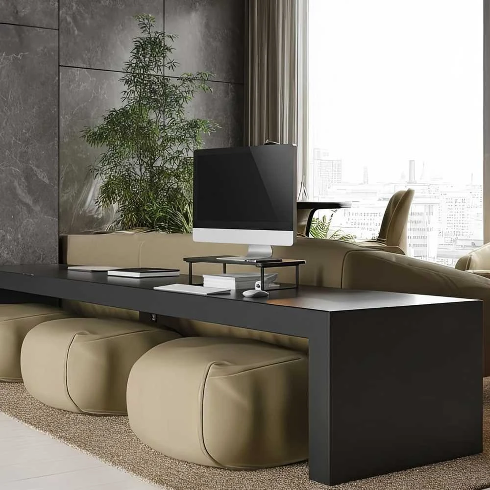 Maclean MC-933 monitoriaus/nešiojamojo kompiuterio stovas, maks. 20 kg (500x260x122mm)
