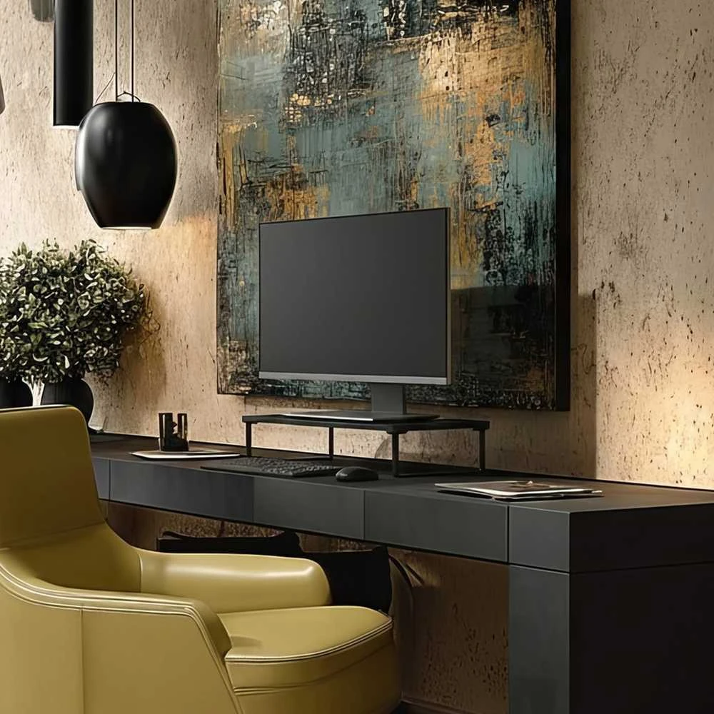 Maclean MC-933 monitoriaus/nešiojamojo kompiuterio stovas, maks. 20 kg (500x260x122mm)