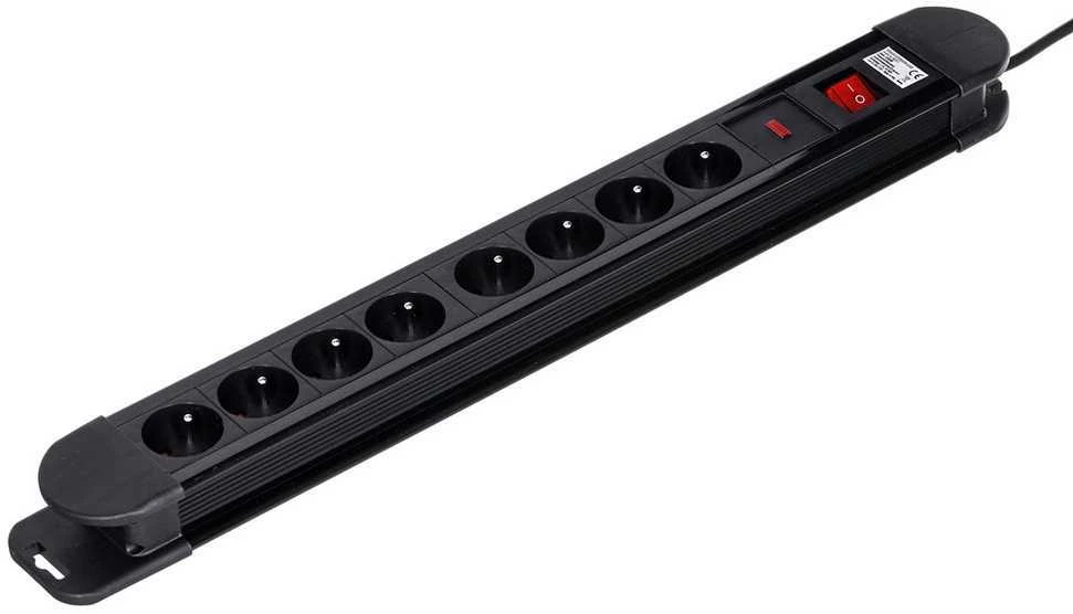 MACLEAN MCE11 Maclean MCE11 Power Strip 8 lizdas su jungikliu